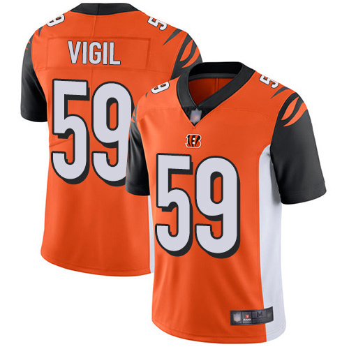 Cincinnati Bengals Limited Orange Men Nick Vigil Alternate Jersey NFL Footballl #59 Vapor Untouchable->cincinnati bengals->NFL Jersey